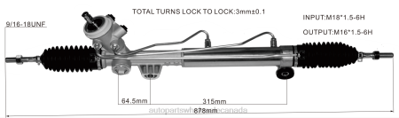 Car Parts Wholesale Suppliers NV4L2728 Power Steering Rack 7836993L5 BUICK
