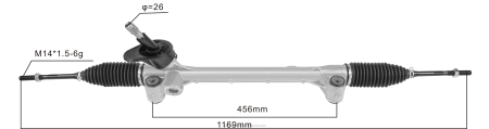 Auto Parts Canada Ontario NV4L2717 Power Steering Rack 26257889 CHEVROLET