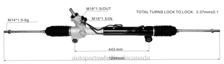 Car Parts Canada NV4L2722 Power Steering Rack 96626519 96626518 04817547 96626520 CHEVROLET