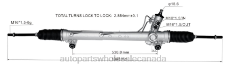 Auto Parts Canada Ontario NV4L2807 Power Steering Rack 52089292AE DODGE/CHRYSLER