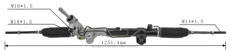 Car Parts Wholesale NV4L2801 Power Steering Rack 68140-628AE DODGE/CHRYSLER
