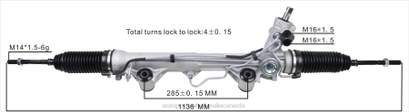 Car Parts Wholesale NV4L2681 Power Steering Rack F87Z-3504-LC/RM FORD
