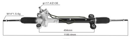 Car Parts Canada Online NV4L2543 Power Steering Rack 53601-STK-A02 53601-STK-A04 HONDA