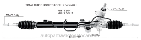 Car Parts Wholesalers Near Me NV4L2549 Power Steering Rack 53601-SNB-T02 HONDA
