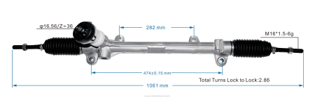 Auto Parts Canada Online NV4L2746 Power Steering Rack 56500-E4000 56500B2000 HYUNDAI/KIA