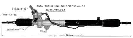 Auto Parts Canada Online NV4L2766 Power Steering Rack 57700-2S100 57700-2S000 HYUNDAI/KIA