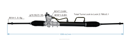 Auto Parts Canada Ontario NV4L2747 Power Steering Rack 57700-29100 HYUNDAI/KIA