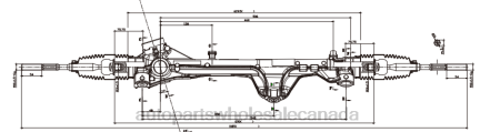Auto Parts Wholesale NV4L2740 Power Steering Rack 56500-P2000 HYUNDAI/KIA