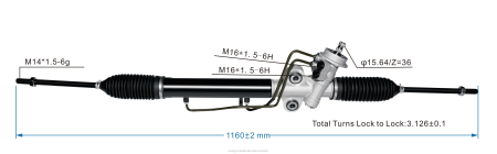Automotive Parts Canada NV4L2735 Power Steering Rack 0K2KK-32-110 HYUNDAI/KIA