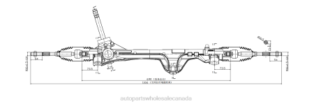 Car Parts Canada NV4L2762 Power Steering Rack 56500-L400A HYUNDAI/KIA