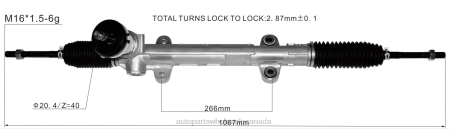 Car Parts Canada Online NV4L2753 Power Steering Rack 56500-3Z000 HYUNDAI/KIA