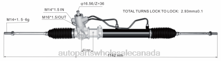 Car Parts Canada Online NV4L2783 Power Steering Rack 57700-22600 HYUNDAI/KIA