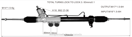 Auto Parts Canada Ontario NV4L2627 Power Steering Rack 8-98229842 ISUZU