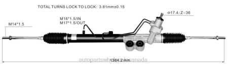 Car Parts Canada Online NV4L2623 Power Steering Rack 8-97946131-0 ISUZU