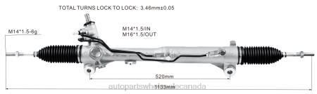 Auto Parts Canada Ontario NV4L2657 Power Steering Rack UA3N-32-110 MAZDA