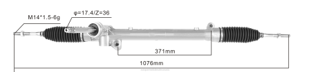 Car Parts Canada NV4L2652 Power Steering Rack DA6A-32-110A MAZDA
