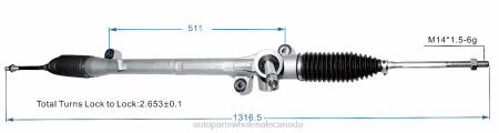 Car Parts Canada Online NV4L2663 Power Steering Rack K011-32-110M MAZDA
