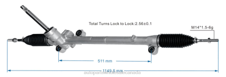 Car Parts Wholesale NV4L2661 Power Steering Rack GJG9-32-110C MAZDA