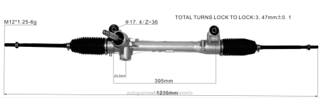 Auto Parts Canada Ontario NV4L2567 Power Steering Rack 4410A498 MITSUBISHI