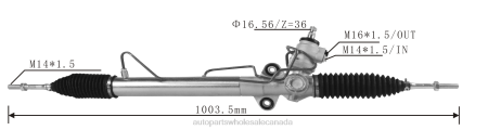 Car Parts Canada Review NV4L2574 Power Steering Rack MR 210503 MITSUBISHI