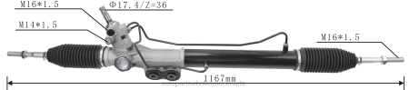 Auto Parts Wholesale NV4L2600 Power Steering Rack 49200-3X03A NISSAN