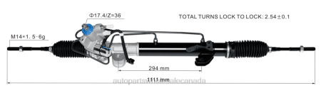 Automotive Parts Canada NV4L2595 Power Steering Rack 49001-9N50A 49001-9N50B NISSAN