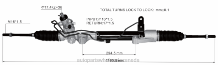 Car Parts Canada NV4L2592 Power Steering Rack 49001-3KA0A 49001-5AA0A NISSAN