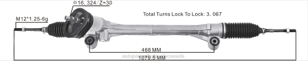 Car Parts Canada Review NV4L2594 Power Steering Rack 48001-5RF0A 48001-5RB0B 48001-5EE0A 71705-05900 NISSAN