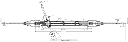 Auto Parts Canada Ontario NV4L2867 Power Steering Rack 40360-30400 GEELY