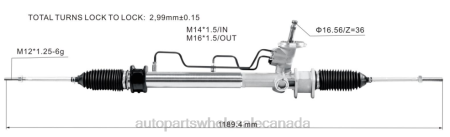 Auto Parts Canada Online NV4L2666 Power Steering Rack PW891905 PW825852 PROTON/PERODUA