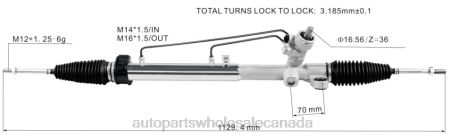 Automotive Parts Canada NV4L2665 Power Steering Rack RM500 44200-BZ021 PROTON/PERODUA