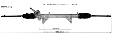 Auto Parts Canada Ontario NV4L2827 Power Steering Rack 8200124407 8200565645 8200595934 8200124408 RENAULT