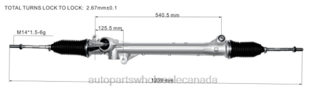 Car Parts Canada Online NV4L2853 Power Steering Rack 10671656 ROEWE