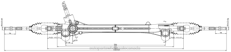 Auto Parts Canada Online NV4L2466 Power Steering Rack 44250-52010 44250-52340 44250-52200 TOYOTA