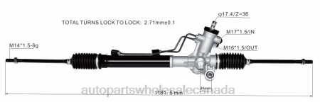 Auto Parts Canada Online NV4L2506 Power Steering Rack 44250-42032 TOYOTA