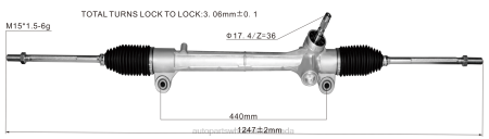 Auto Parts Canada Ontario NV4L2527 Power Steering Rack 45510-28141 TOYOTA
