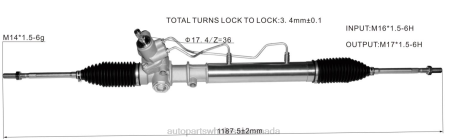 Auto Parts Wholesale NV4L2520 Power Steering Rack 44200-28210 TOYOTA