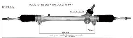 Automotive Parts Canada NV4L2535 Power Steering Rack 45510-48030 TOYOTA