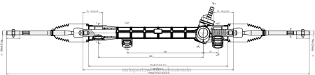 Car Parts Canada Online NV4L2493 Power Steering Rack 45510-12290 TOYOTA