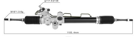 Car Parts Canada Online NV4L2523 Power Steering Rack 44250-25030 TOYOTA