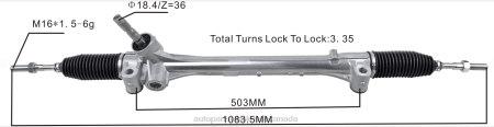 Car Parts Wholesale NV4L2471 Power Steering Rack 45510-58080 TOYOTA