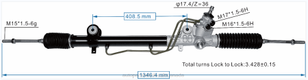 Car Parts Wholesalers Near Me NV4L2479 Power Steering Rack 44250-04020 TOYOTA