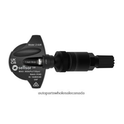 Kia OE Replacement TPMS Sensor - OE P/N 529333E000 Freq 315Mhz Car Parts Canada Online 64D2R2151 Metal Valve Stem - Black